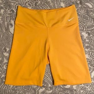 Nike Women’s Yellow Midrise Biker